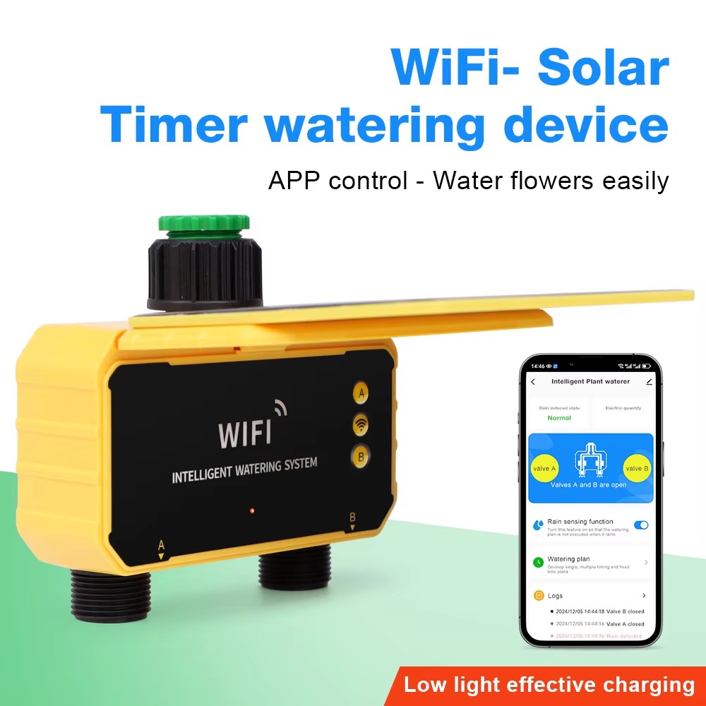 Smart Garden Herb - 1/2 Outlet WIFI Solar Irrigation Timing