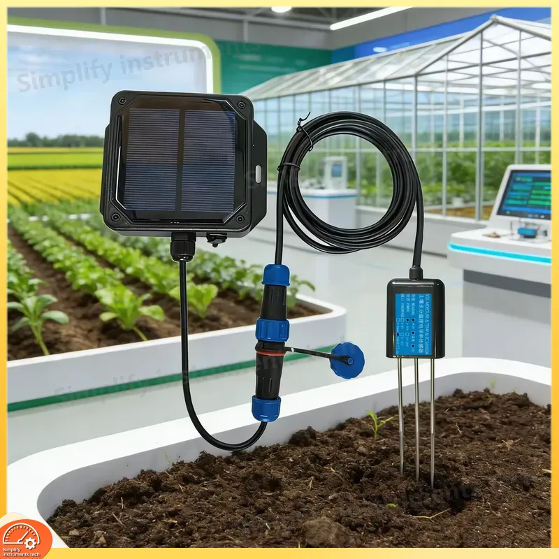 Smart Garden Iot - Sensor Suhu Kelembaban Tanah Solar LoRaWAN