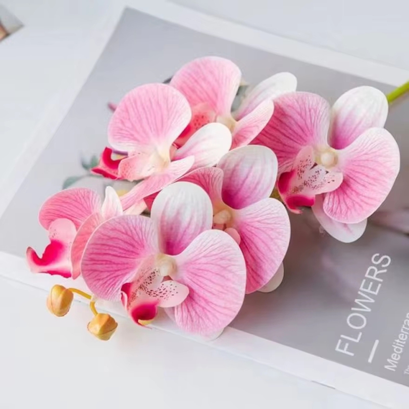 Smart Garden Storage - Bunga Buatan 3D Plastik Anggrek Kupu-kupu