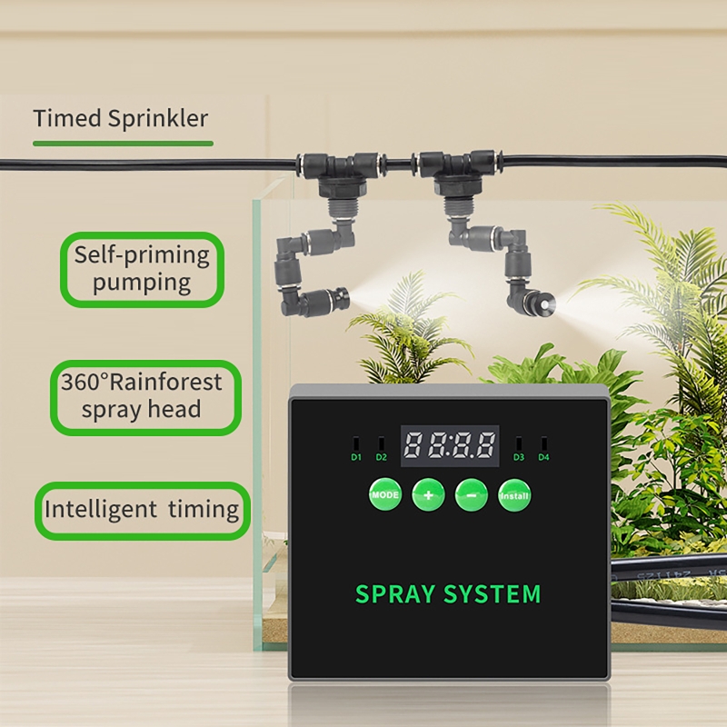 Smart Garden Click And Grow - Kit Sistem Penyemprot Cerdas Pelembab Reptil