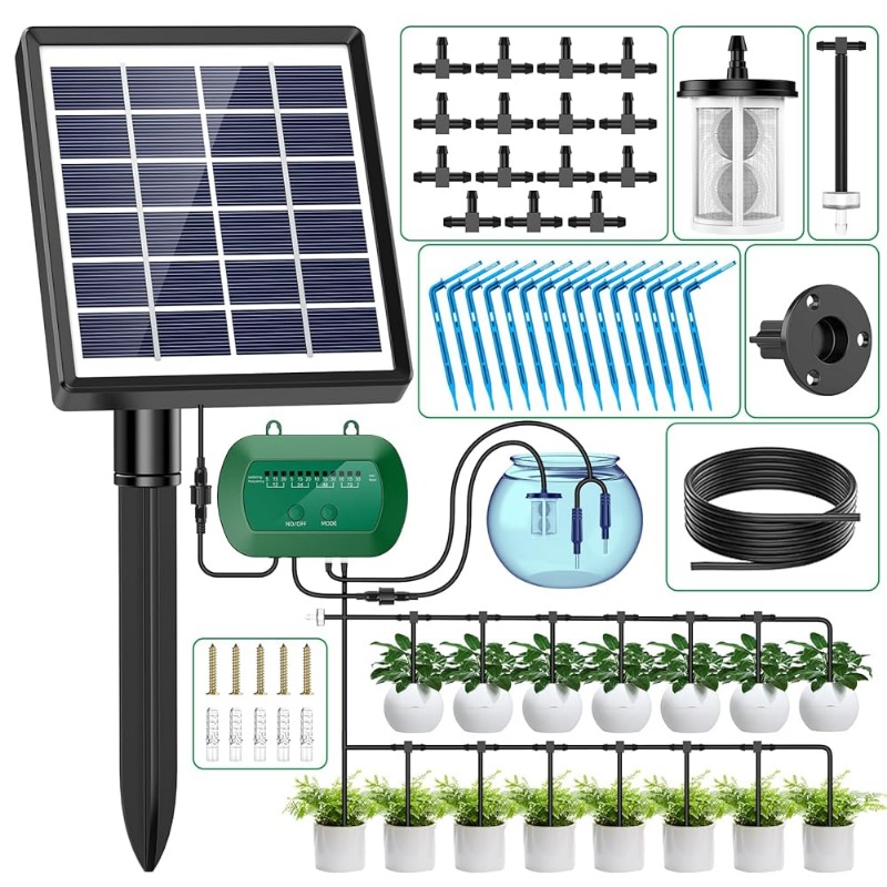 Smart Garden Click And Grow - Kit irigasi cerdas tenaga surya, Kit