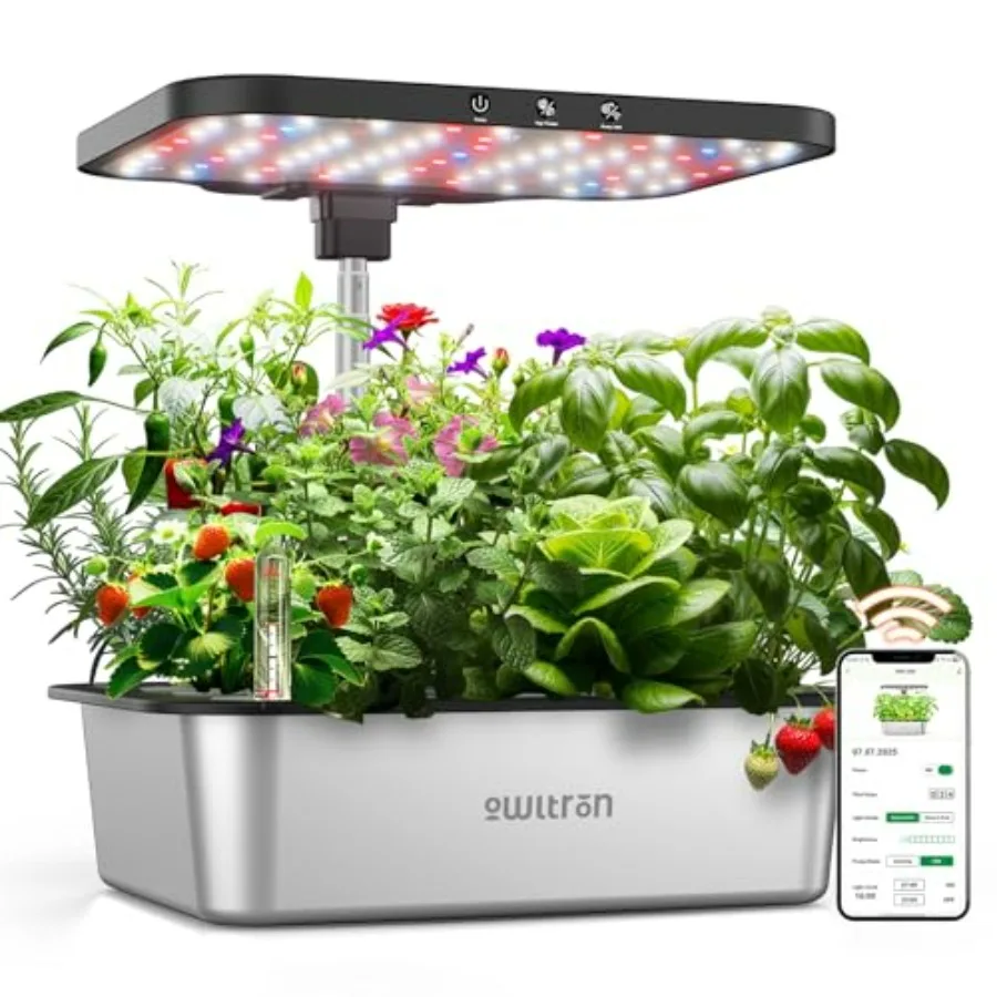 Smart Garden Construct - Kit kebun herbal dalam ruangan dengan