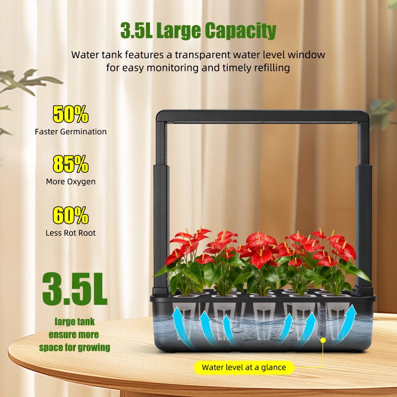 Smart Garden At Home - Sistem Kebun Pintar Hidroponik LED 15