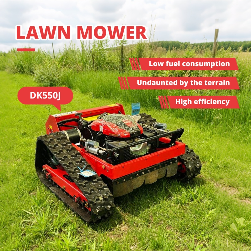 Smart Garden Trimmer - Mesin Pemotong Rumput Crawler yang Dikendalikan