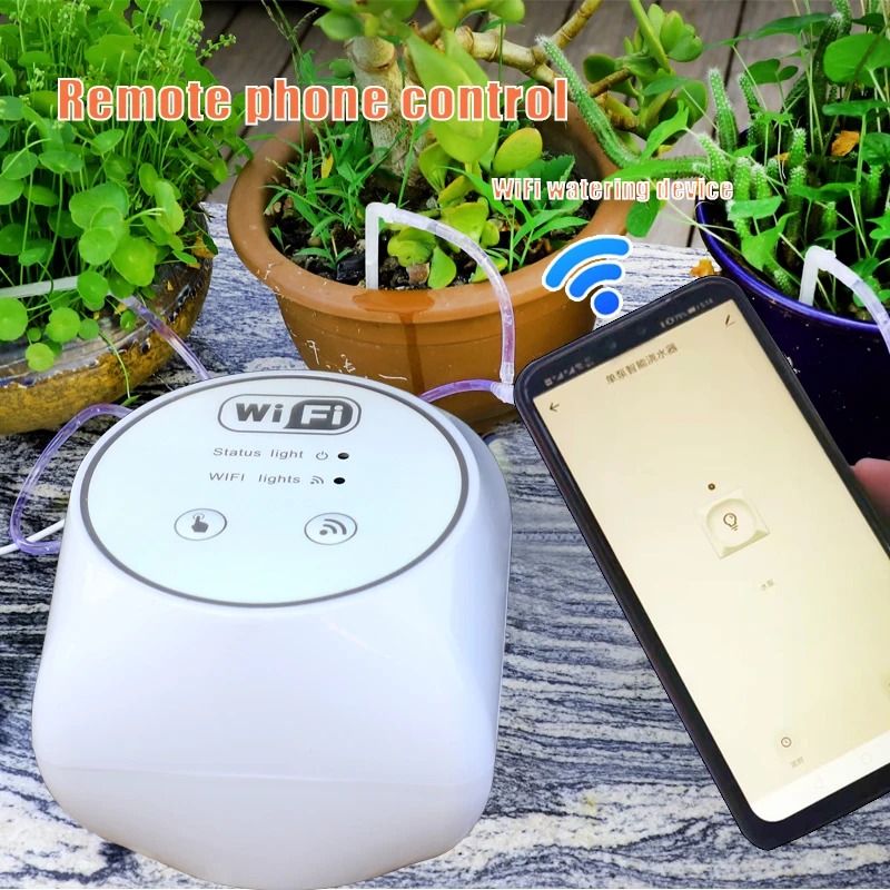Smart Garden Iot - Set Penyiraman Otomatis Malas Wifi Pot