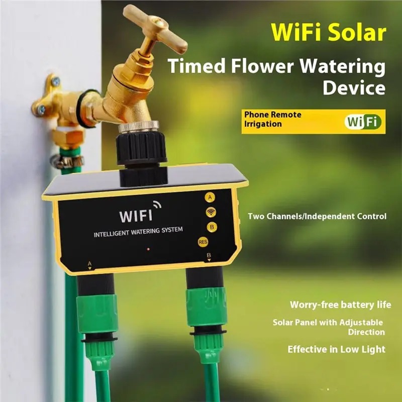 1/2 Outlet WIFI Solar Irrigati - Smart Garden Herb ulasan dan harga