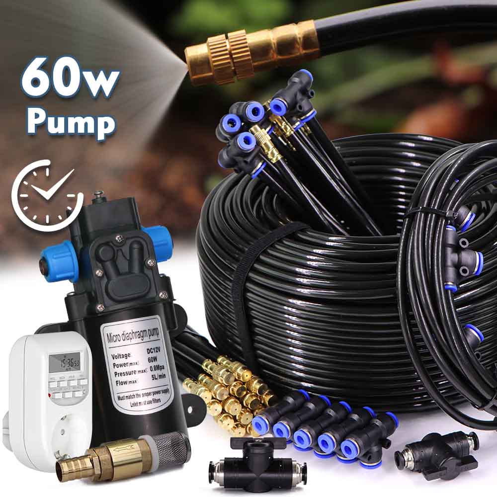 Pompa semprot otomatis 60w, si - Smart Garden Iot ulasan dan harga