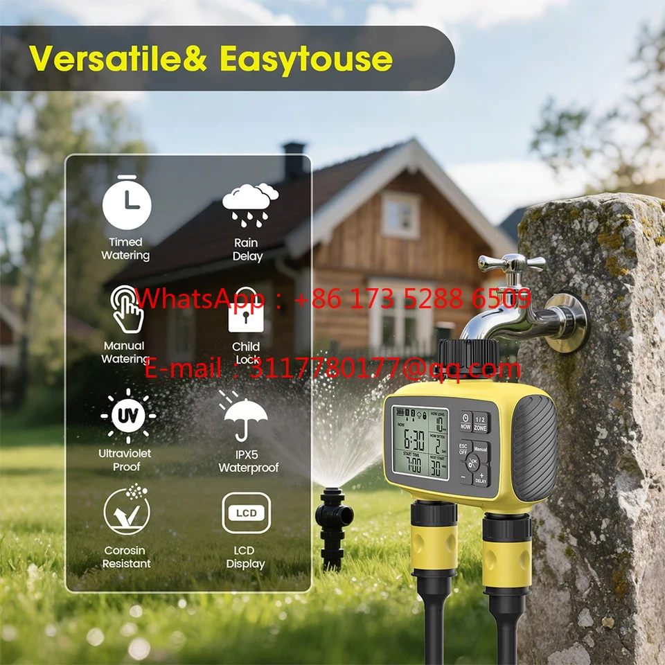 WAP01 Pengatur Waktu Irigasi T - Smart Garden Water Timer ulasan dan harga