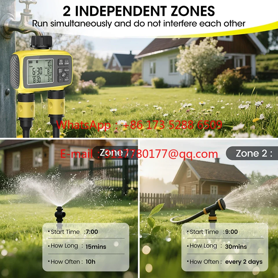 WAP01 Pengatur Waktu Irigasi T - Smart Garden Water Timer ulasan dan harga