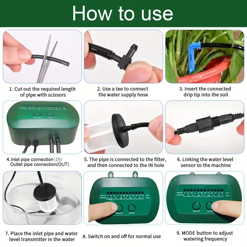 Kit irigasi cerdas tenaga sury - Smart Garden Click And Grow ulasan dan harga