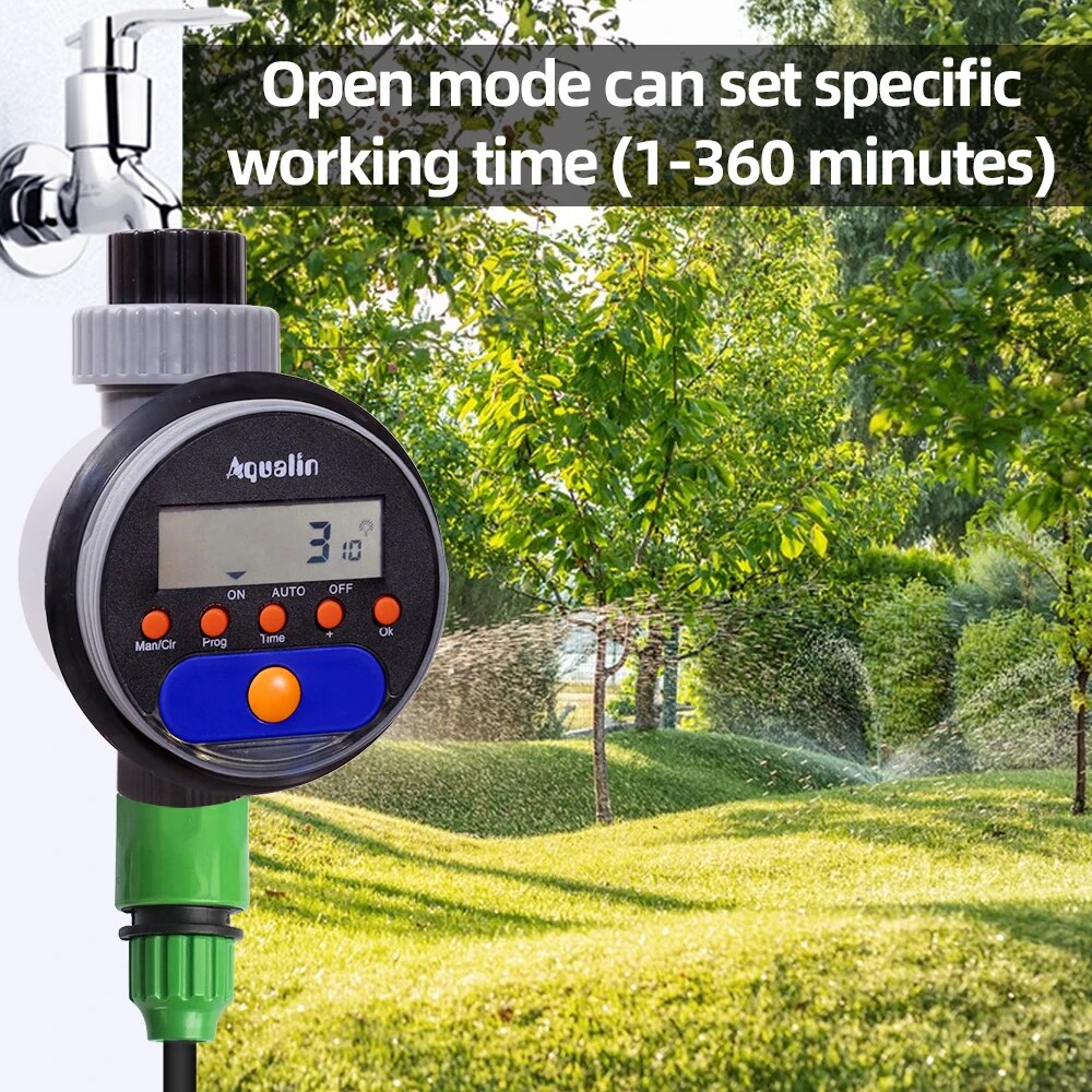 Otomatis LCD Display penyirama - Smart Garden Valve ulasan dan harga