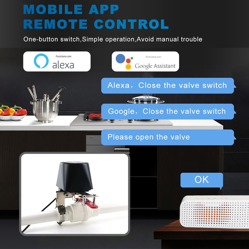 Katup Gas Pintar Tuya WIFI Pen - Smart Garden Valve ulasan dan harga
